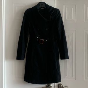 Guess Black Trenchcoat